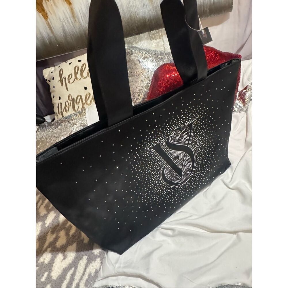 NWT VS victoria secret Logo Bling/ Tote - Picture 3 of 11